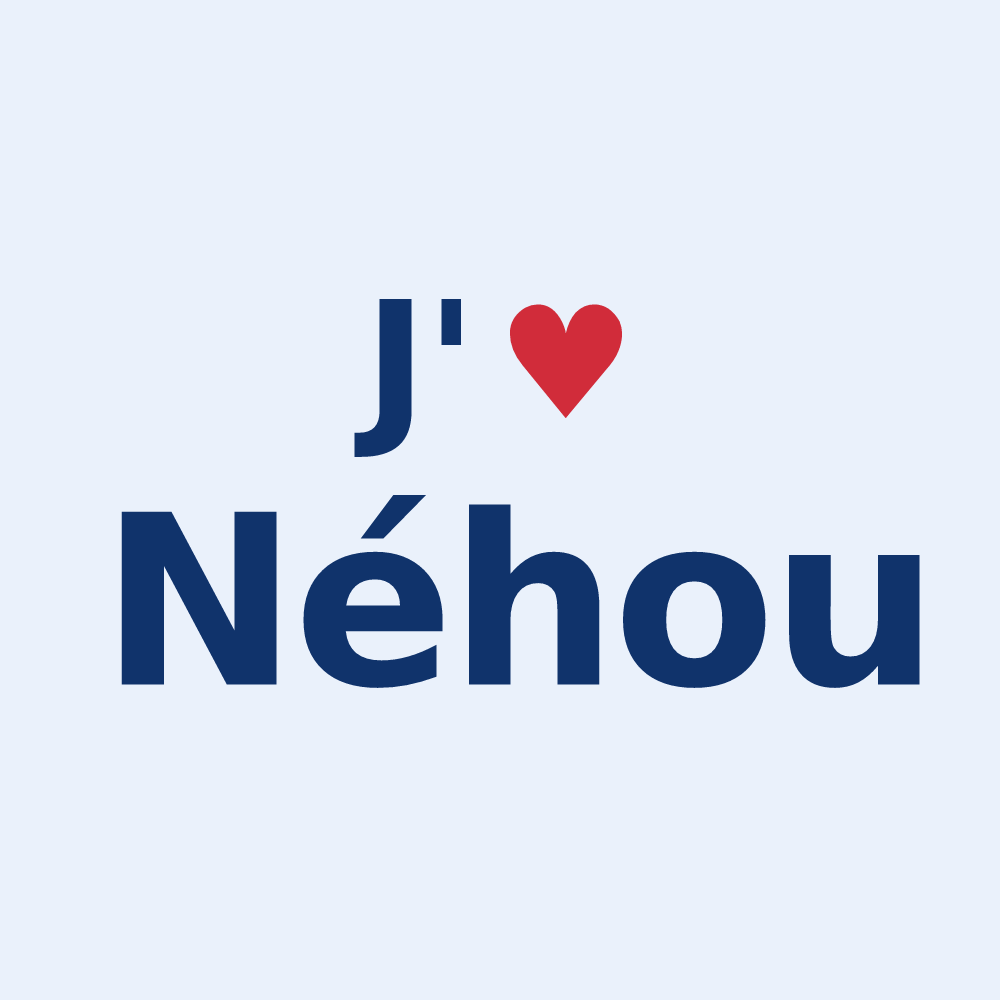 Sticker personnalisé Néhou — design J'aime Néhou