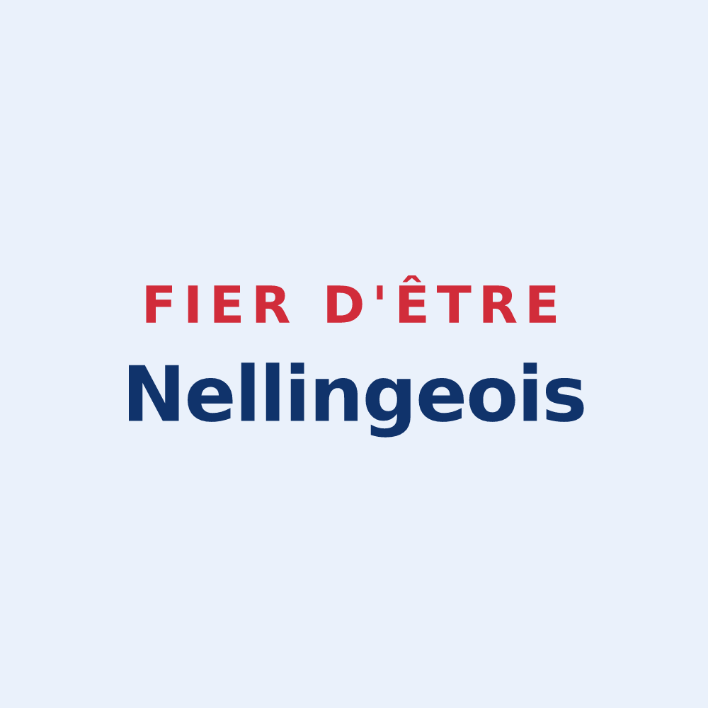 Sticker « Fier d'être Nellingeois » — design pour Nelling