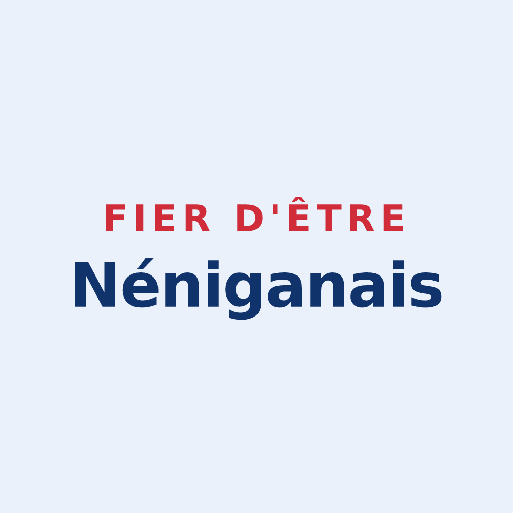 Sticker « Fier d'être Néniganais » — design pour Nénigan