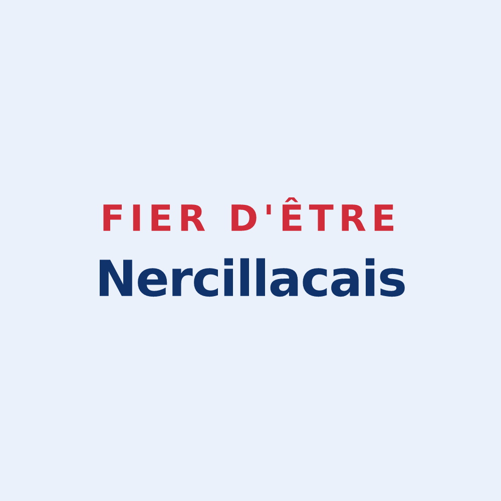 Sticker « Fier d'être Nercillacais » — design pour Nercillac
