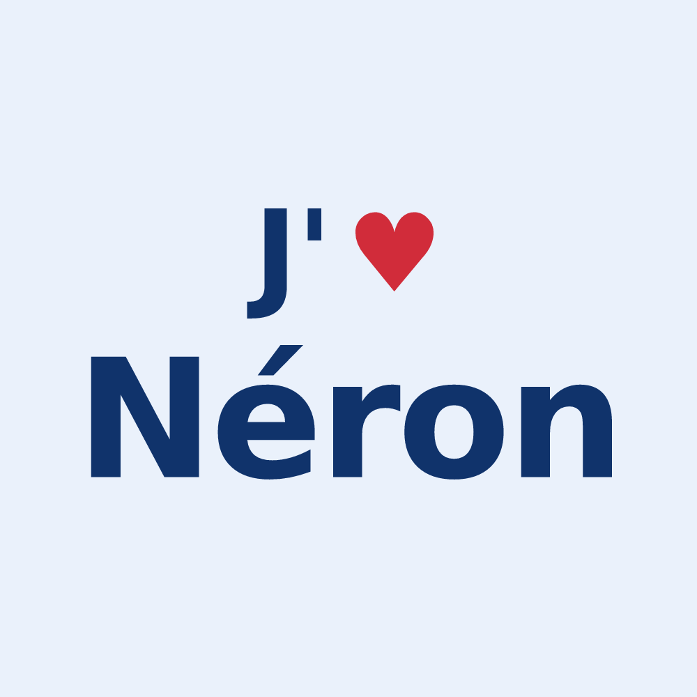 Sticker personnalisé Néron — design J'aime Néron