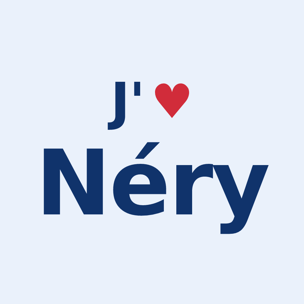 Sticker personnalisé Néry — design J'aime Néry