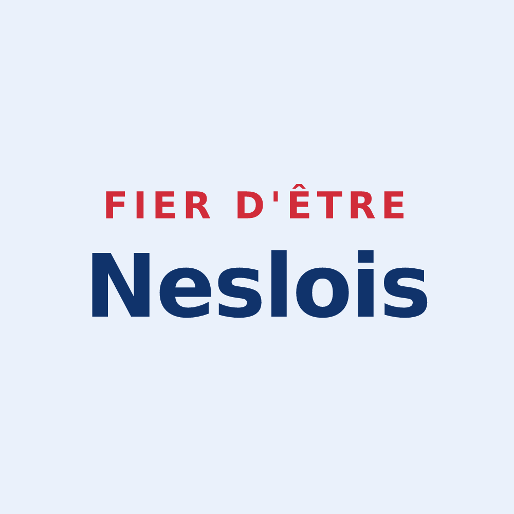 Sticker « Fier d'être Neslois » — design pour Nesle-l'Hôpital