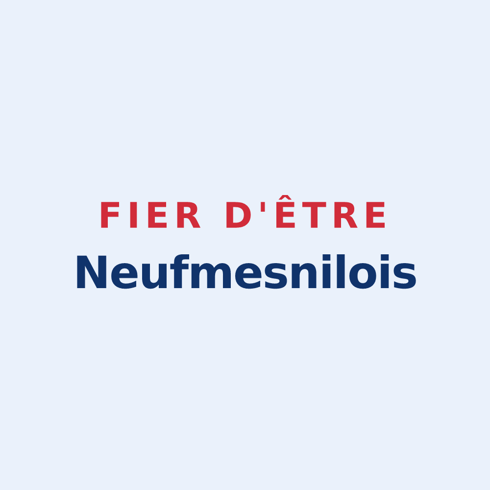 Sticker « Fier d'être Neufmesnilois » — design pour Neuf-Mesnil