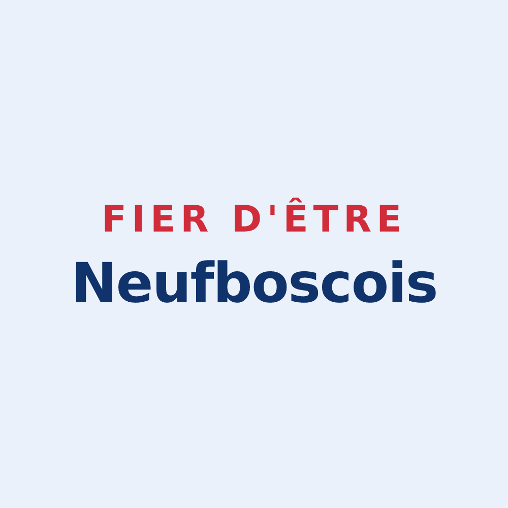 Sticker « Fier d'être Neufboscois » — design pour Neufbosc