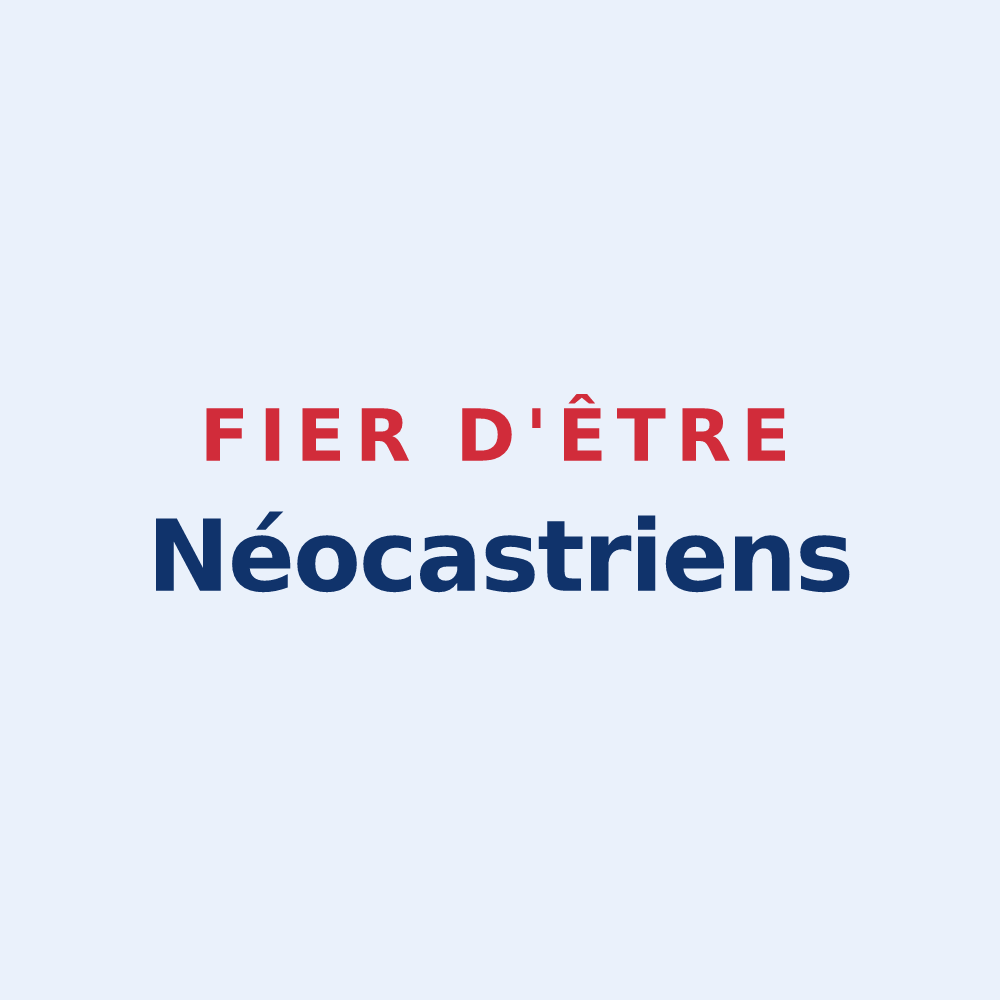 Sticker « Fier d'être Néocastriens » — design pour Neufchâteau