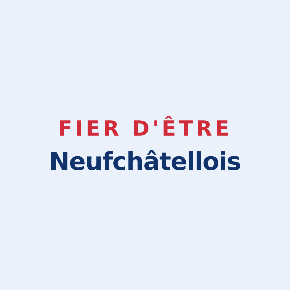 Sticker « Fier d'être Neufchâtellois » — design pour Neufchâtel-en-Saosnois