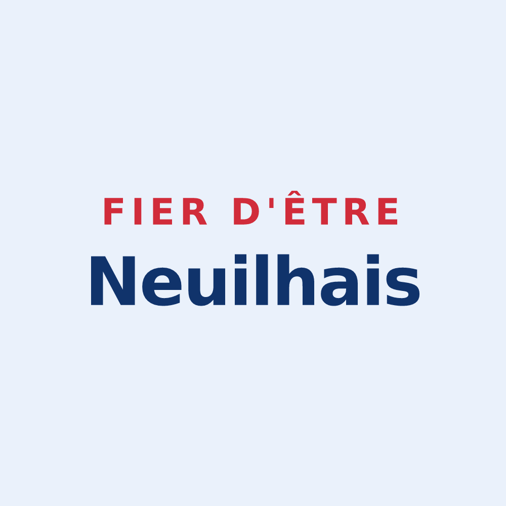 Sticker « Fier d'être Neuilhais » — design pour Neuilh