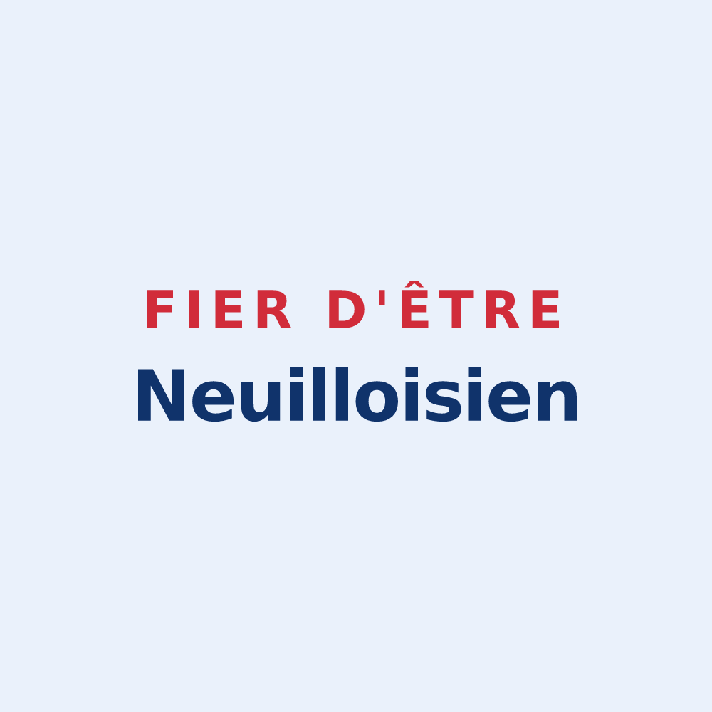 Sticker « Fier d'être Neuilloisien » — design pour Neuilly-Crimolois