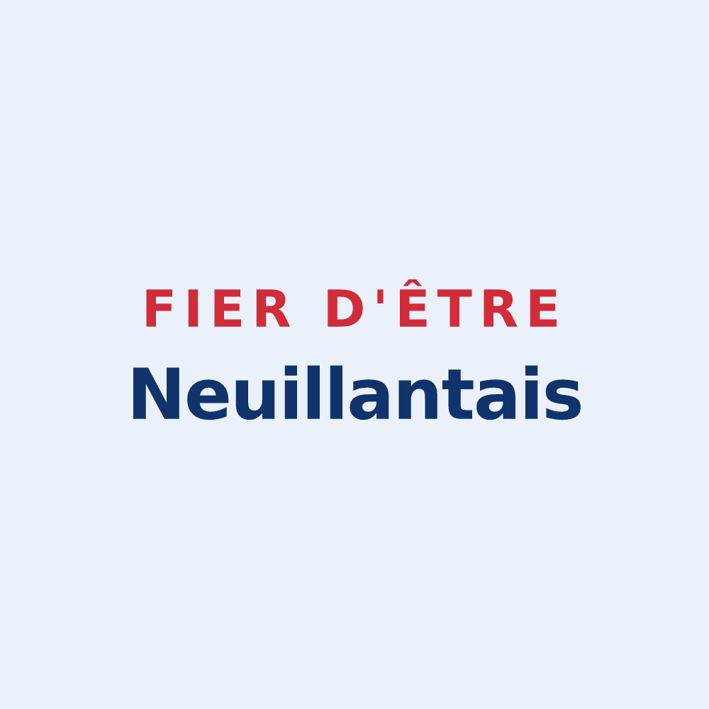 Sticker « Fier d'être Neuillantais » — design pour Neuilly-sous-Clermont