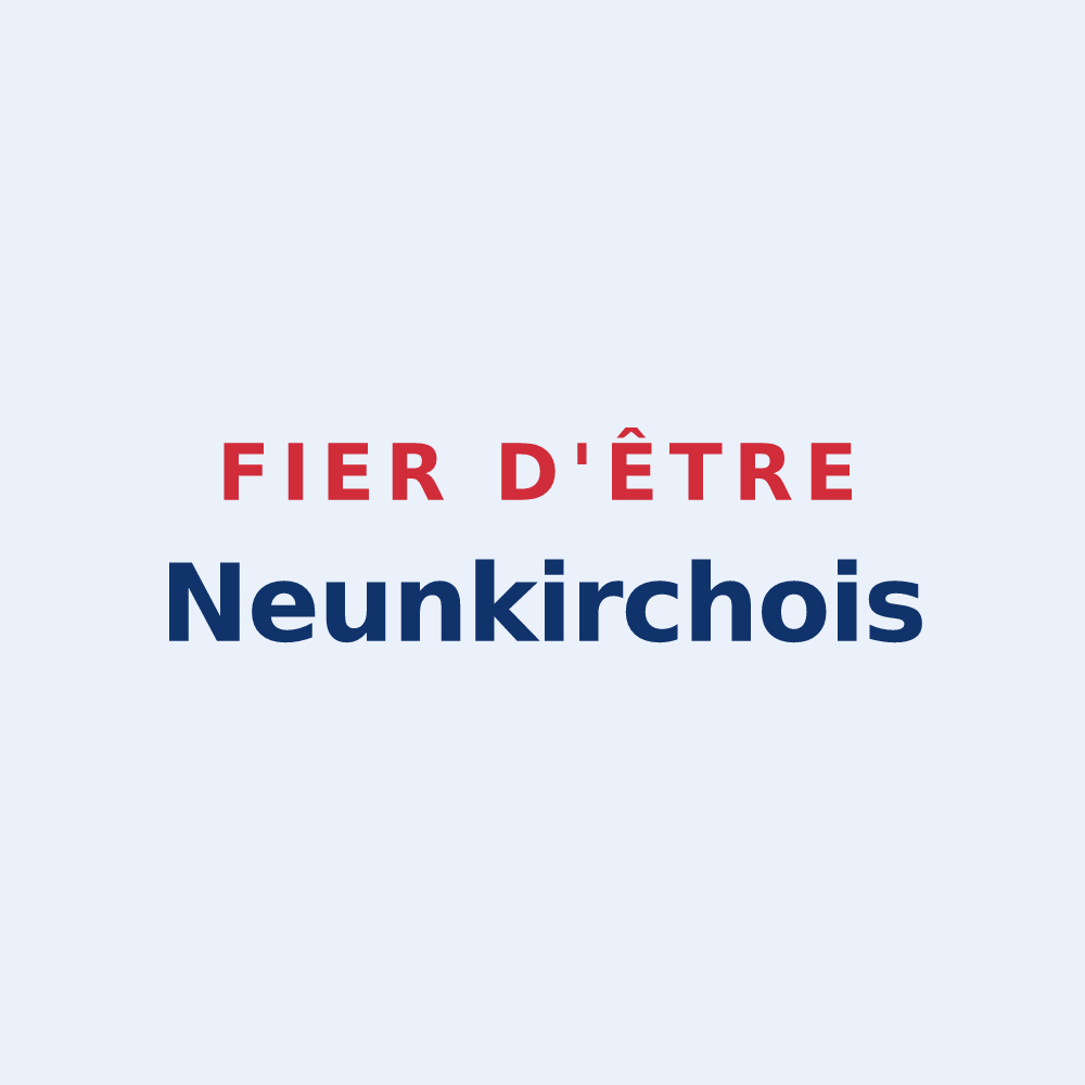 Sticker « Fier d'être Neunkirchois » — design pour Neunkirchen-lès-Bouzonville