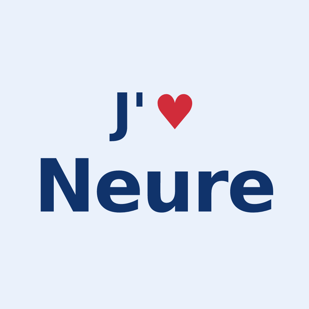 Sticker personnalisé Neure — design J'aime Neure