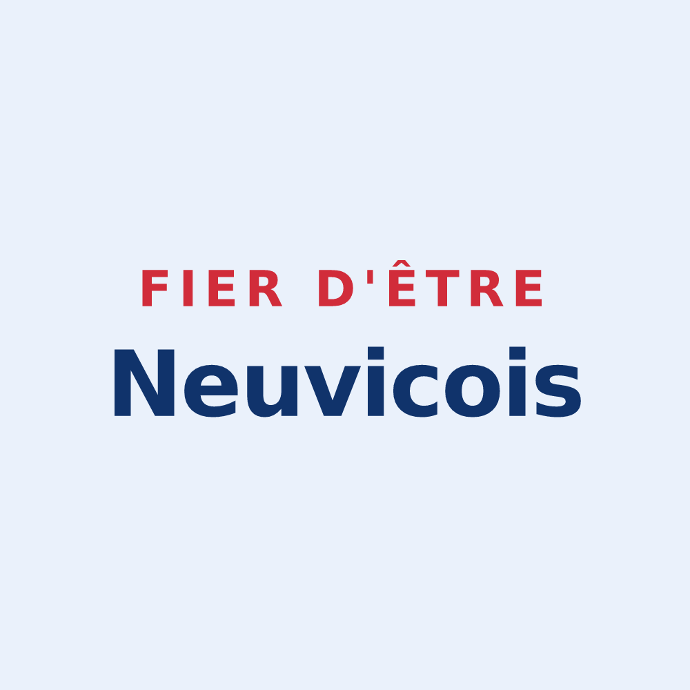 Sticker « Fier d'être Neuvicois » — design pour Neuvic