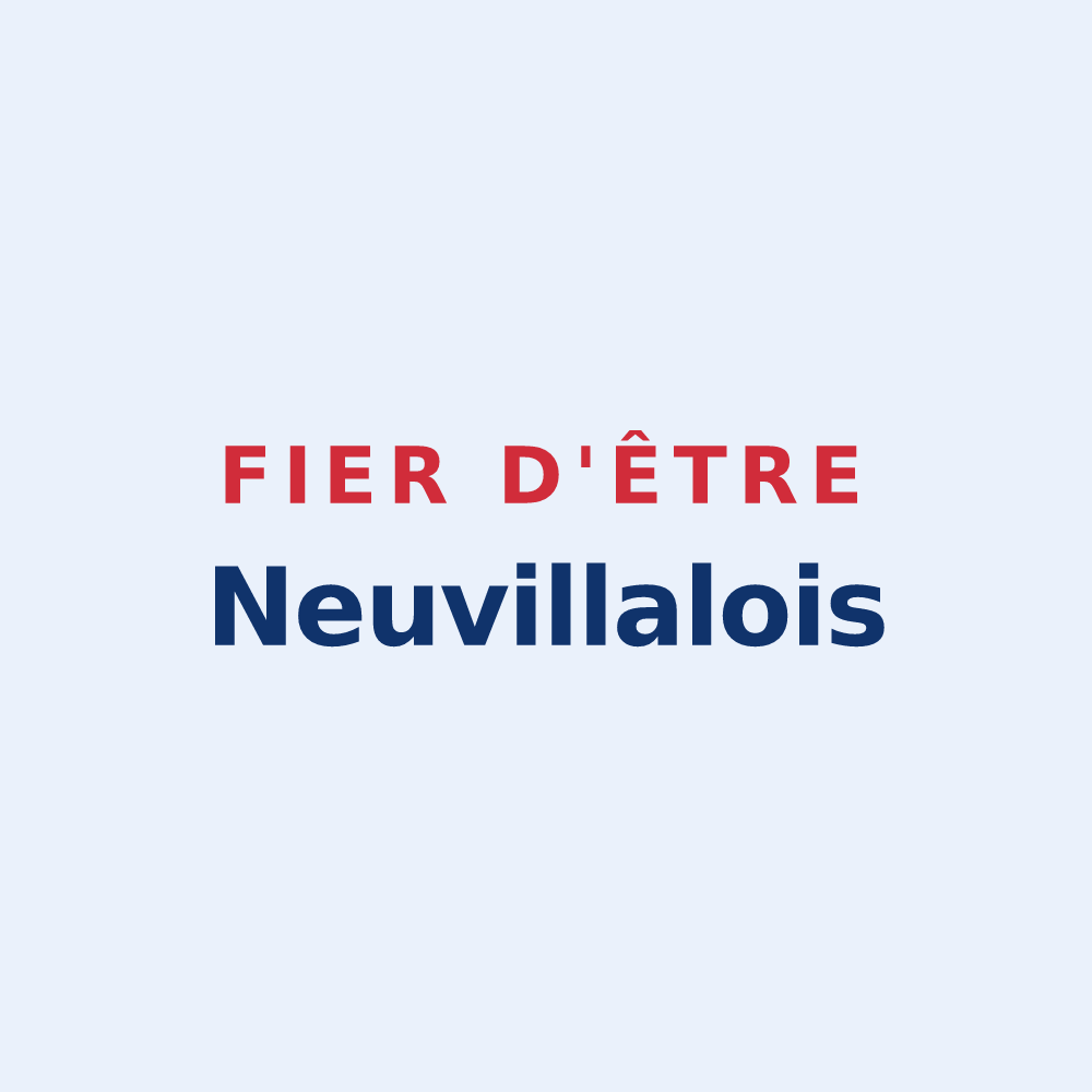 Sticker « Fier d'être Neuvillalois » — design pour Neuvillalais