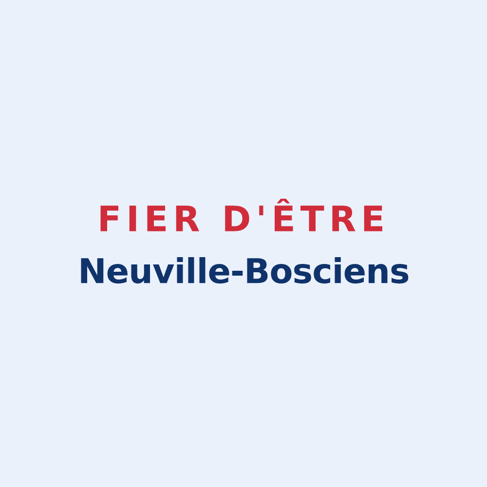 Sticker « Fier d'être Neuville-Bosciens » — design pour Neuville-Bosc
