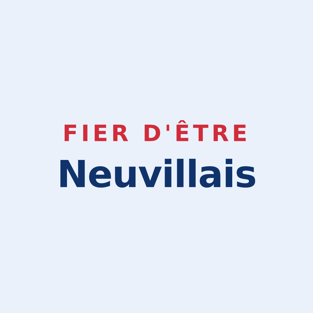Sticker « Fier d'être Neuvillais » — design pour Neuville-sur-Authou