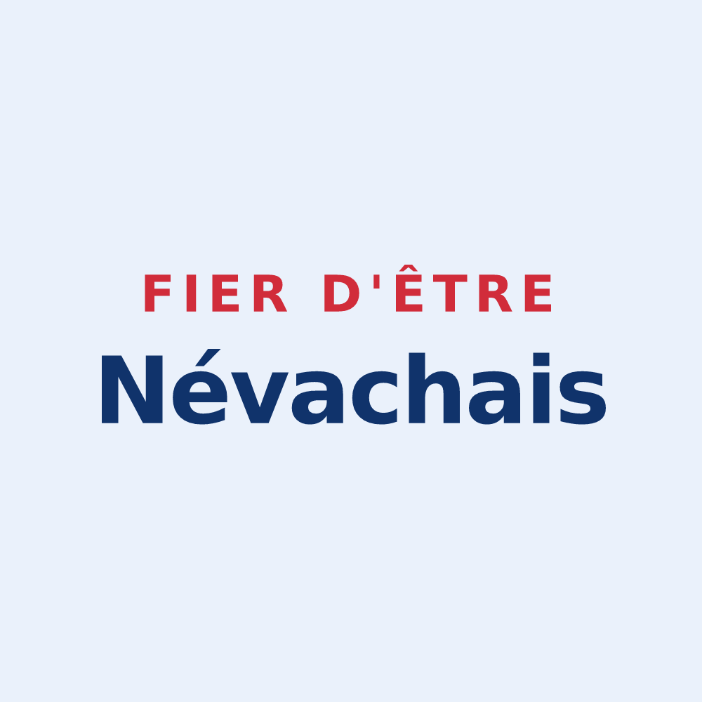 Sticker « Fier d'être Névachais » — design pour Névache