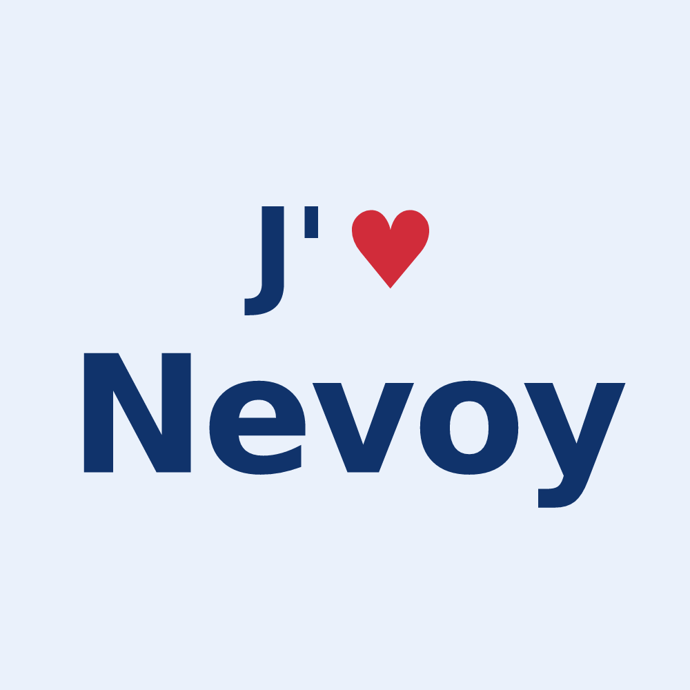 Sticker personnalisé Nevoy — design J'aime Nevoy