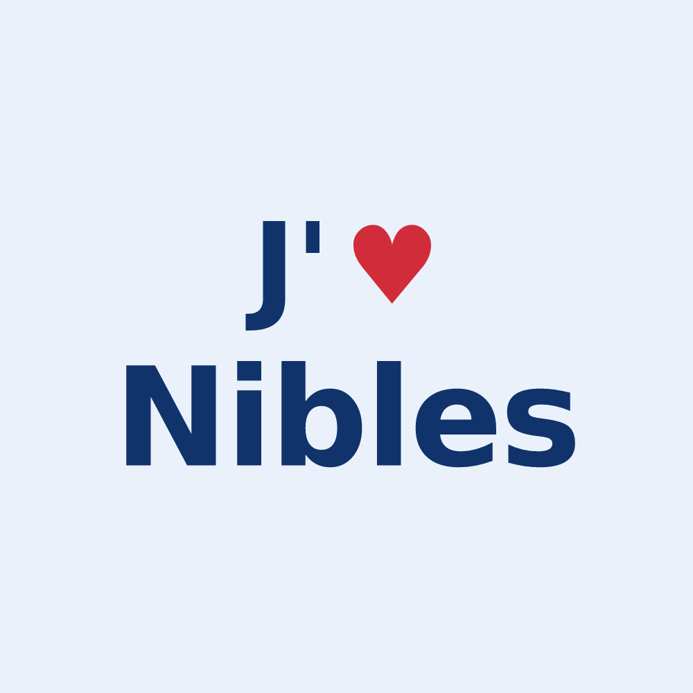Sticker personnalisé Nibles — design J'aime Nibles