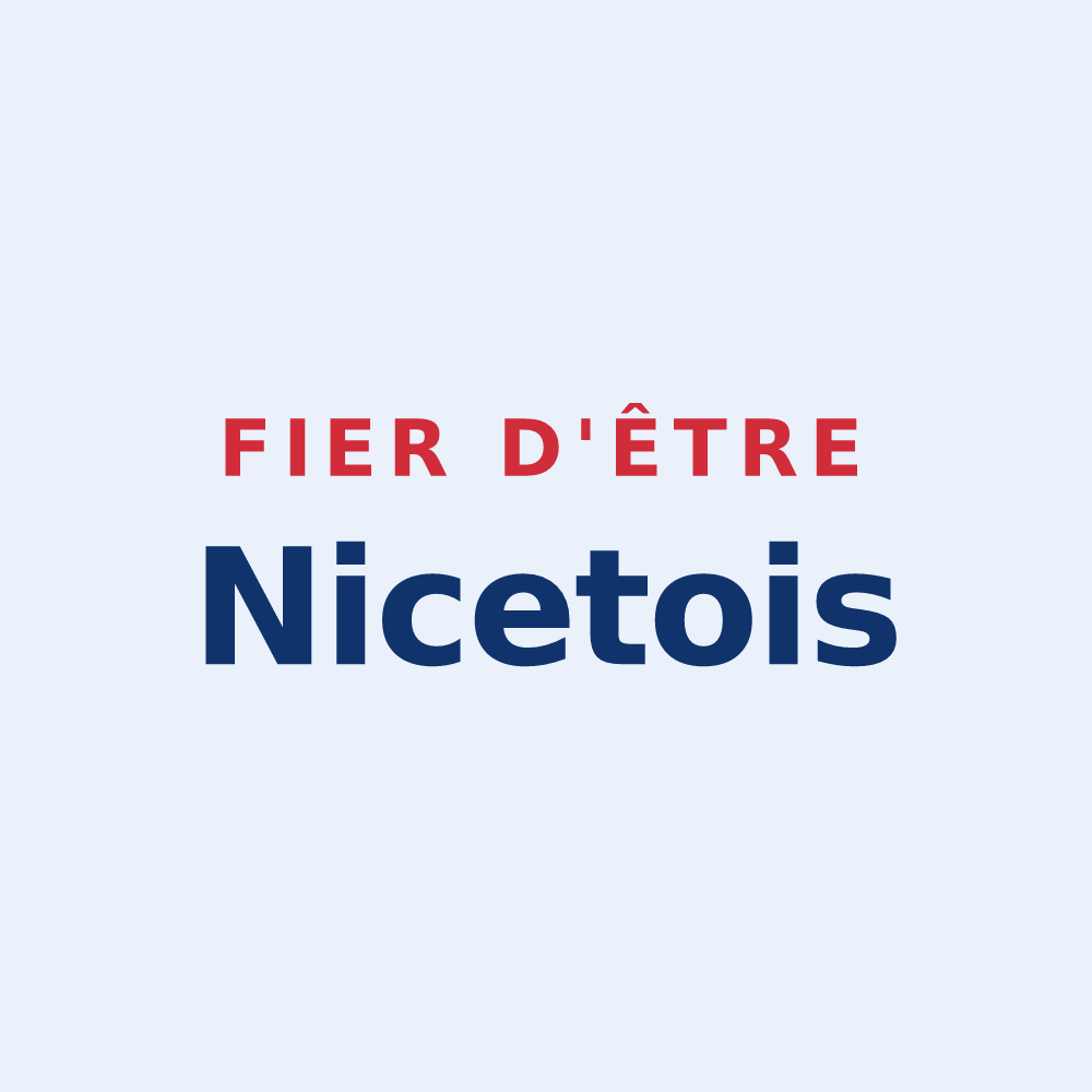 Sticker « Fier d'être Nicetois » — design pour Nicey