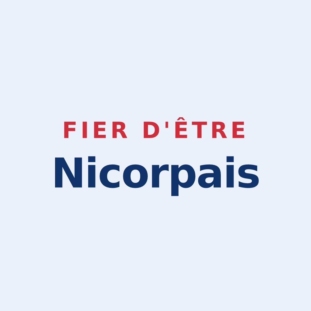 Sticker « Fier d'être Nicorpais » — design pour Nicorps