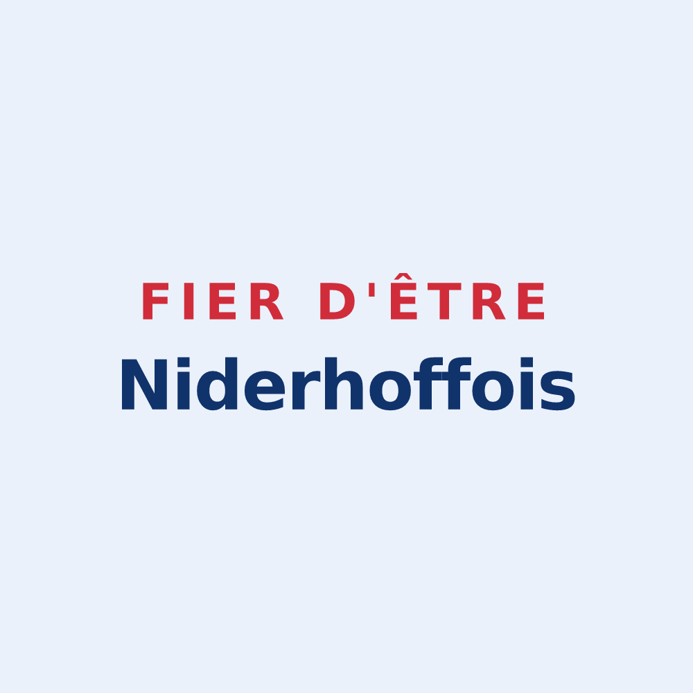 Sticker « Fier d'être Niderhoffois » — design pour Niderhoff