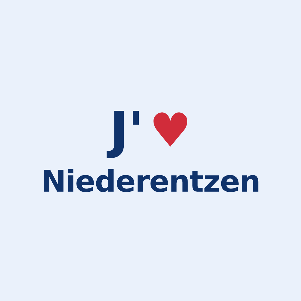 Sticker personnalisé Niederentzen — design J'aime Niederentzen