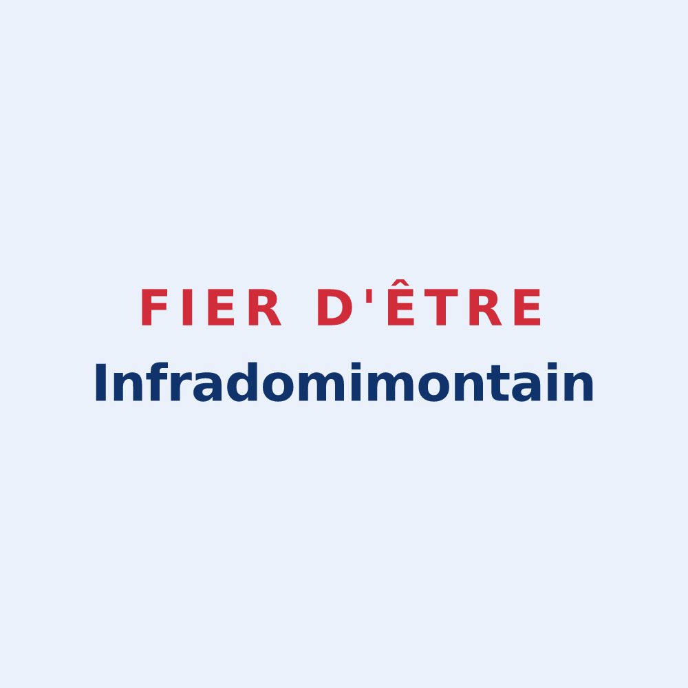 Sticker « Fier d'être Infradomimontain » — design pour Niederhausbergen