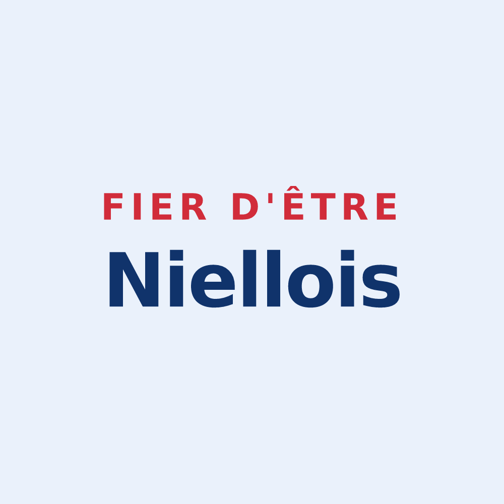 Sticker « Fier d'être Niellois » — design pour Nielles-lès-Bléquin