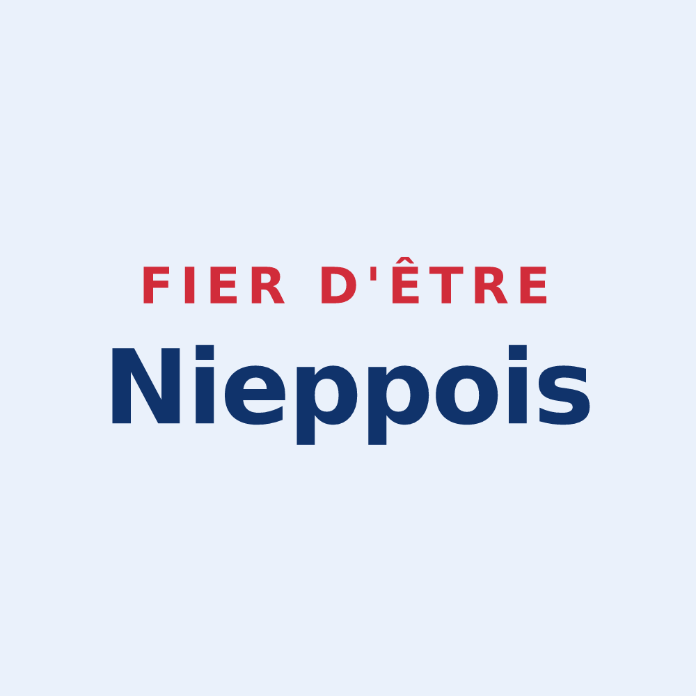 Sticker « Fier d'être Nieppois » — design pour Nieppe