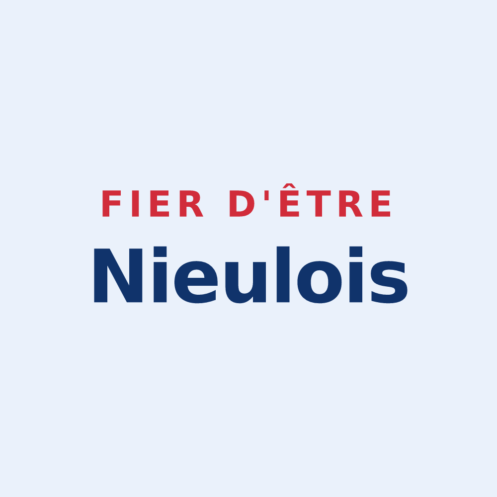 Sticker « Fier d'être Nieulois » — design pour Nieul