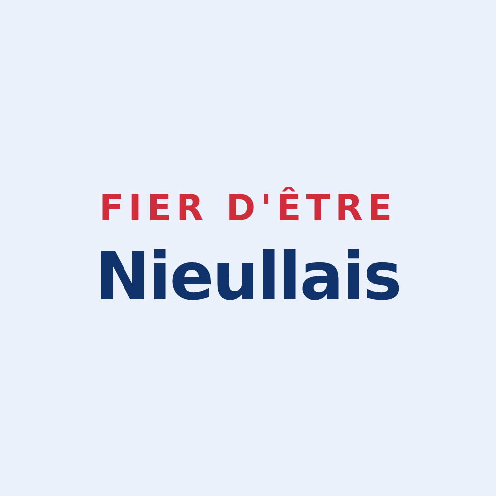 Sticker « Fier d'être Nieullais » — design pour Nieulle-sur-Seudre