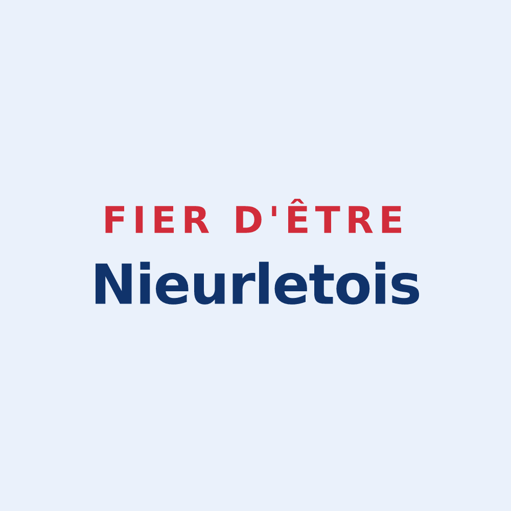 Sticker « Fier d'être Nieurletois » — design pour Nieurlet