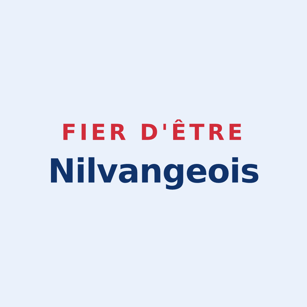 Sticker « Fier d'être Nilvangeois » — design pour Nilvange