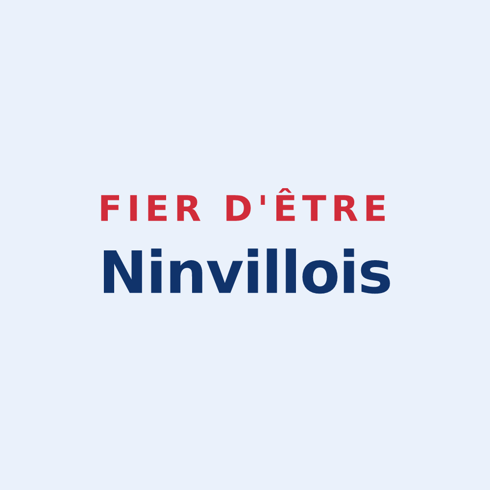 Sticker « Fier d'être Ninvillois » — design pour Ninville