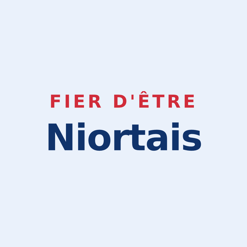 Sticker « Fier d'être Niortais » — design pour Niort