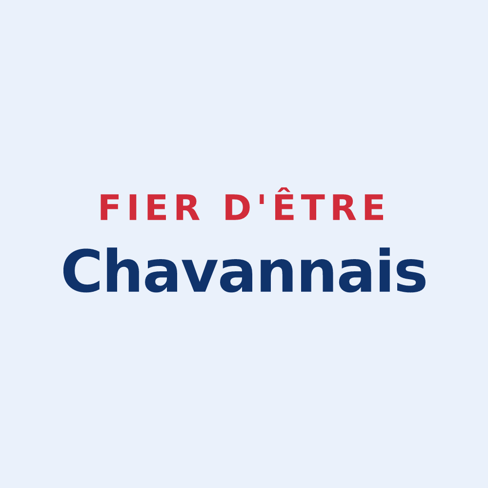 Sticker « Fier d'être Chavannais » — design pour Nivigne et Suran