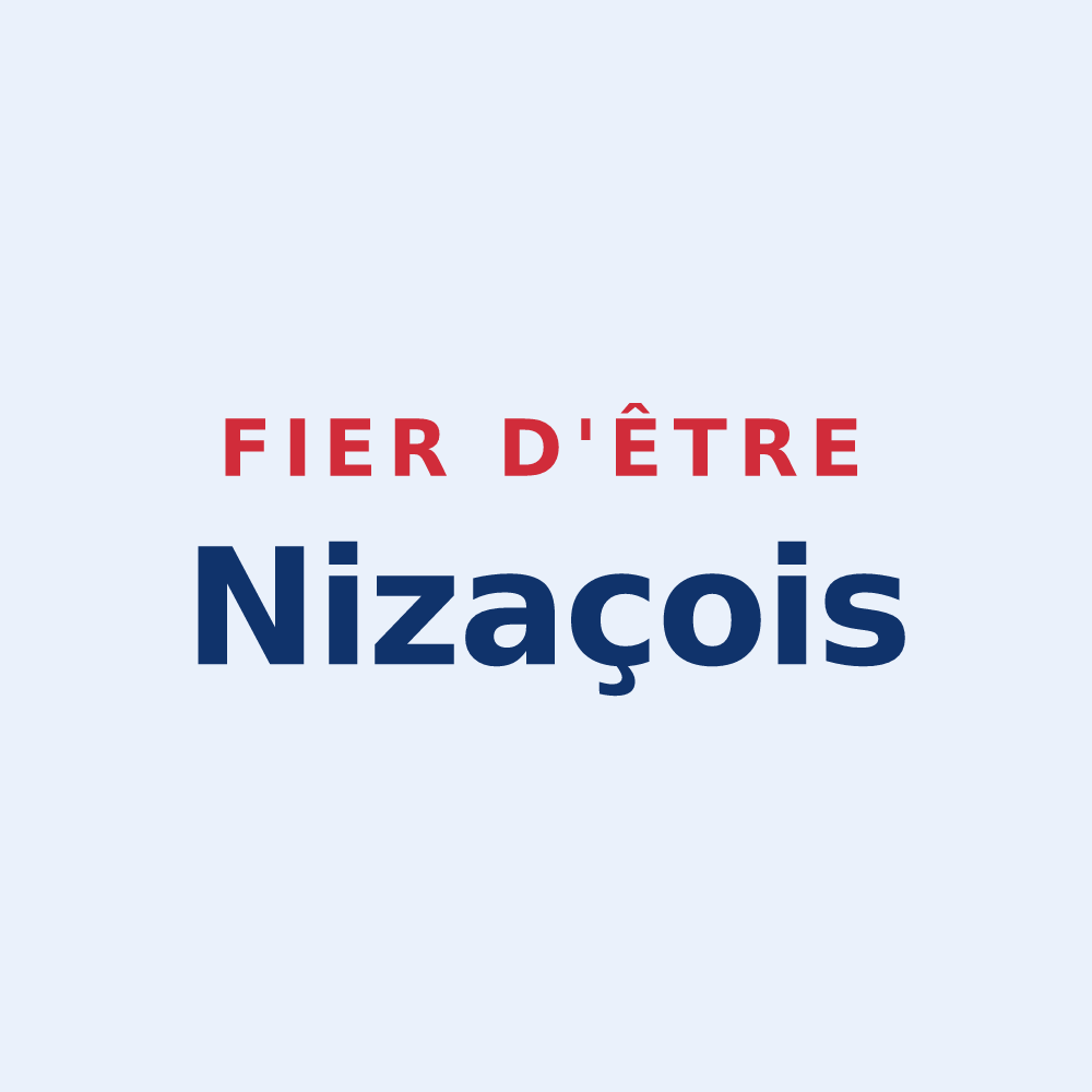 Sticker « Fier d'être Nizaçois » — design pour Nizas