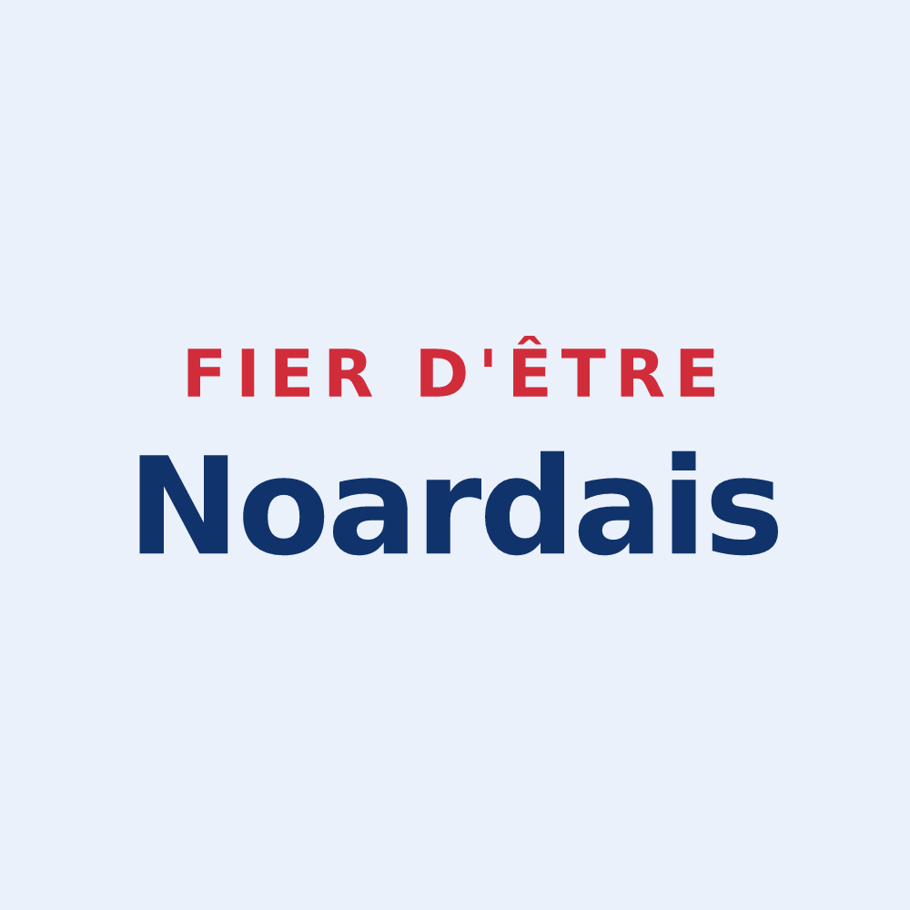 Sticker « Fier d'être Noardais » — design pour Noards