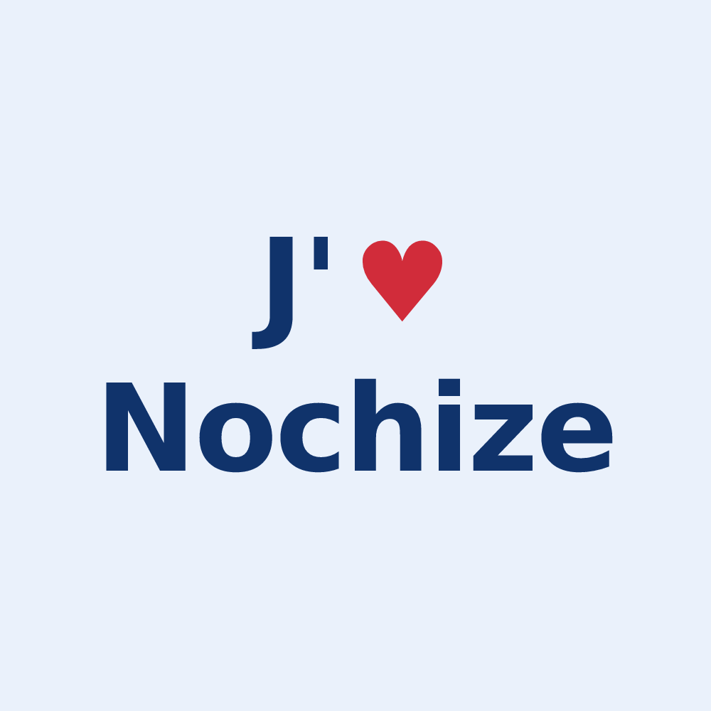 Sticker personnalisé Nochize — design J'aime Nochize