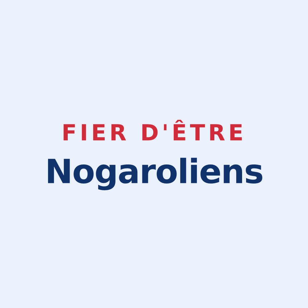 Sticker « Fier d'être Nogaroliens » — design pour Nogaro