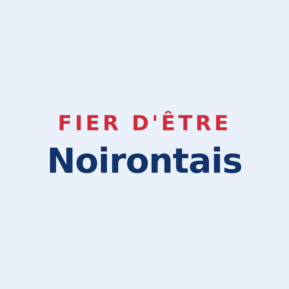 Sticker « Fier d'être Noirontais » — design pour Noironte