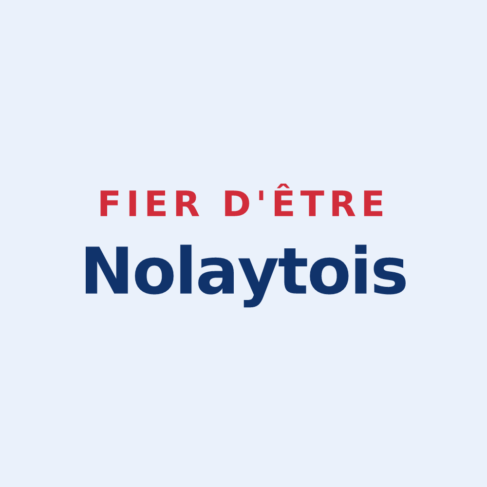 Sticker « Fier d'être Nolaytois » — design pour Nolay