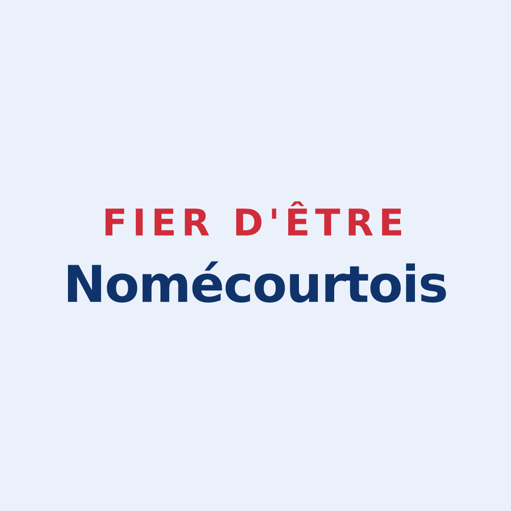 Sticker « Fier d'être Nomécourtois » — design pour Nomécourt