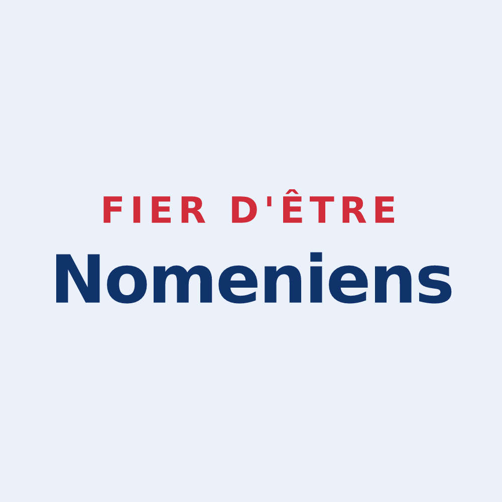 Sticker « Fier d'être Nomeniens » — design pour Nomeny