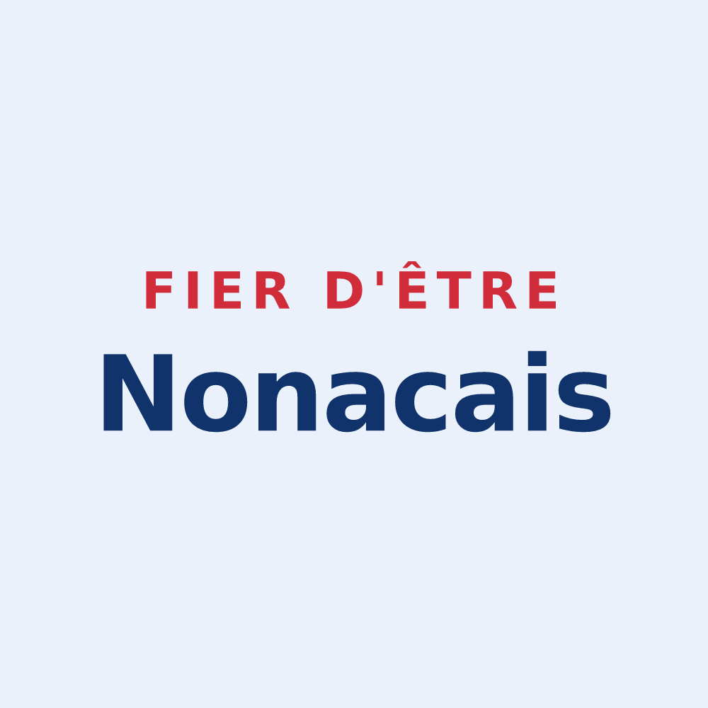Sticker « Fier d'être Nonacais » — design pour Nonac