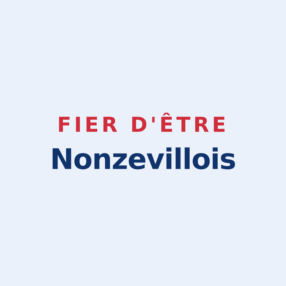 Sticker « Fier d'être Nonzevillois » — design pour Nonzeville