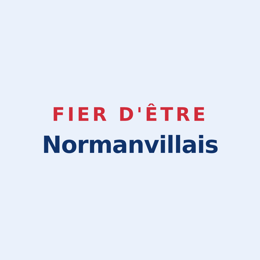 Sticker « Fier d'être Normanvillais » — design pour Normanville
