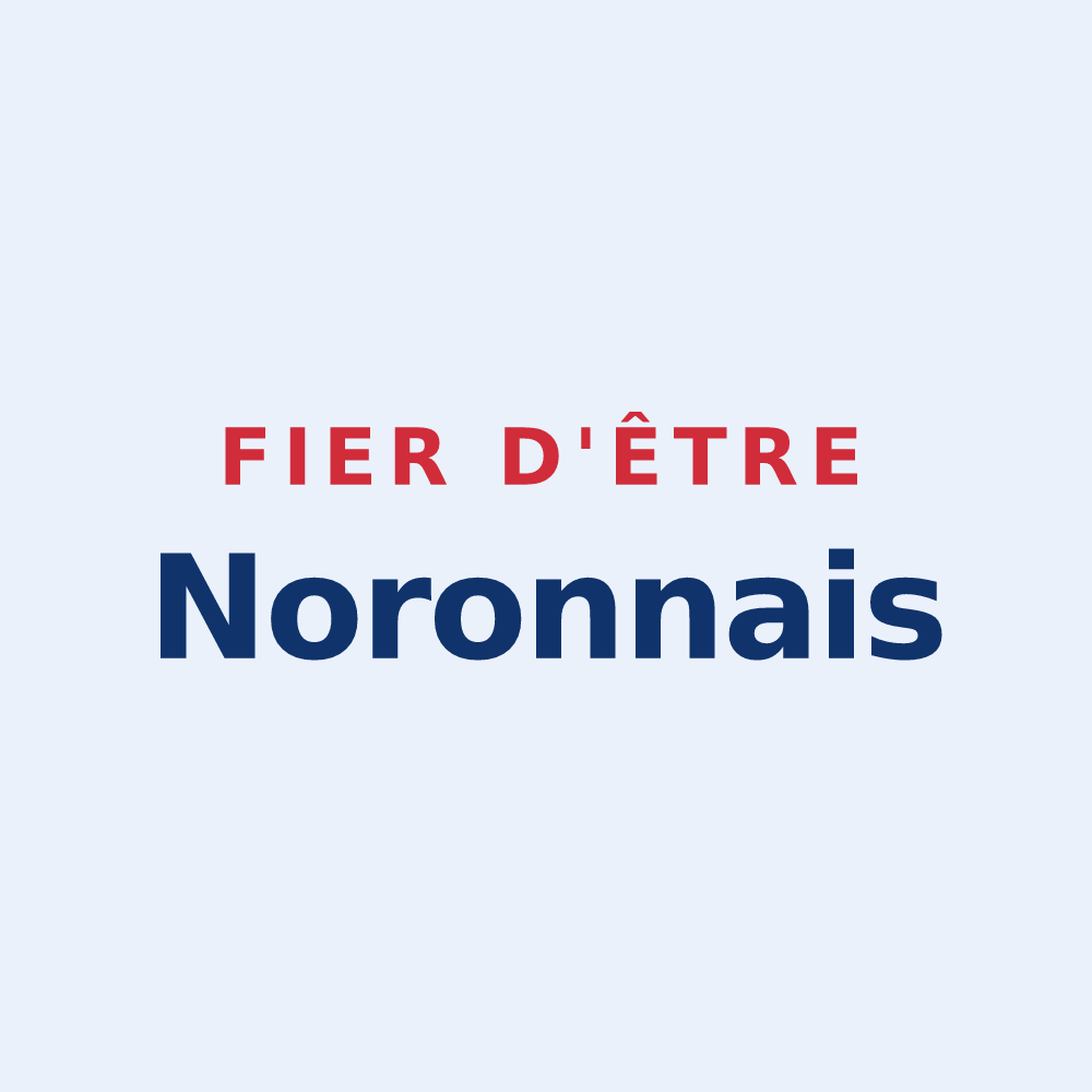 Sticker « Fier d'être Noronnais » — design pour Noron-la-Poterie