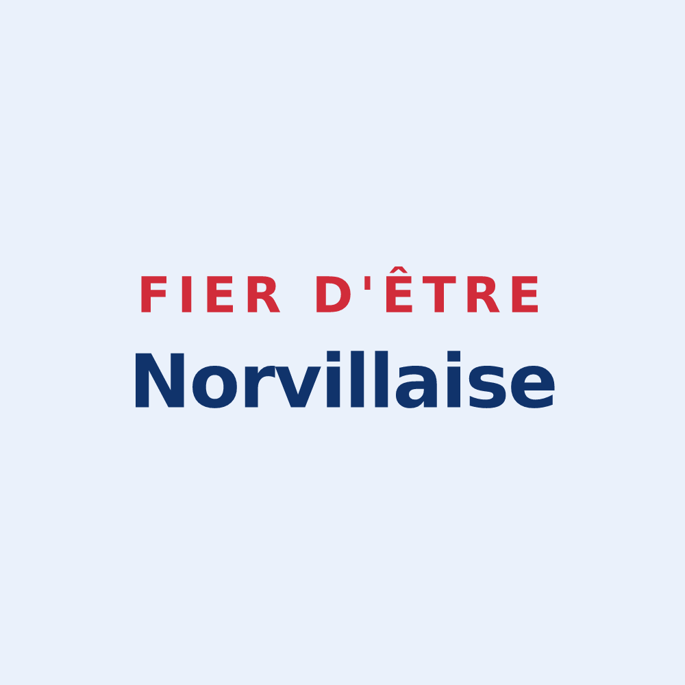 Sticker « Fier d'être Norvillaise » — design pour Norville